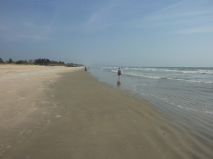 Me on Benaulim beach 2